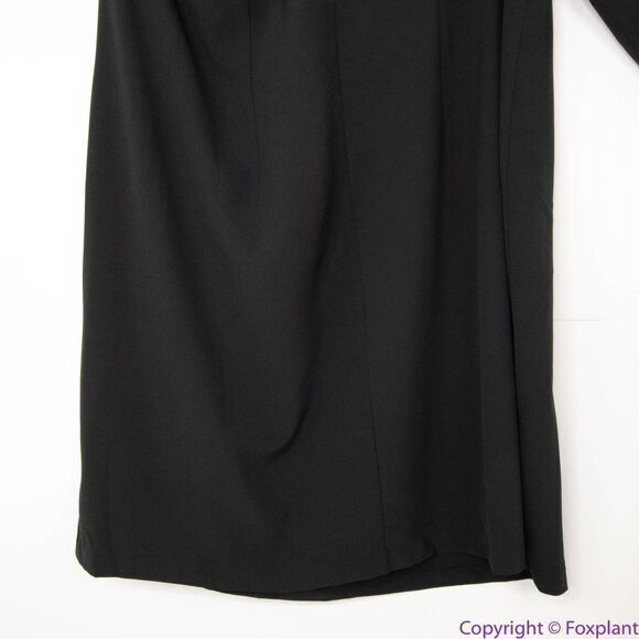 NEW Eloquii Black One Shoulder Dress with Buckle Detail, 18‎ - Picture 15 of 16